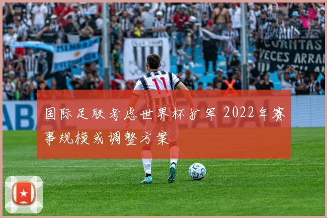 国际足联考虑世界杯扩军 2022年赛事规模或调整方案